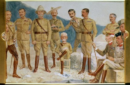 Cartoon Of British Leaders In The Boer War — Leslie Mathew Ward