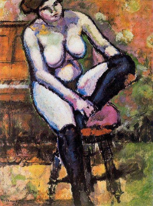 Nude With Black Stockings — Марсель Дюшан
