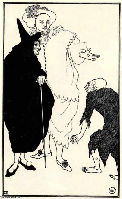 Don Juan, Sganarelle And The Beggar — Aubrey Vincent Beardsley