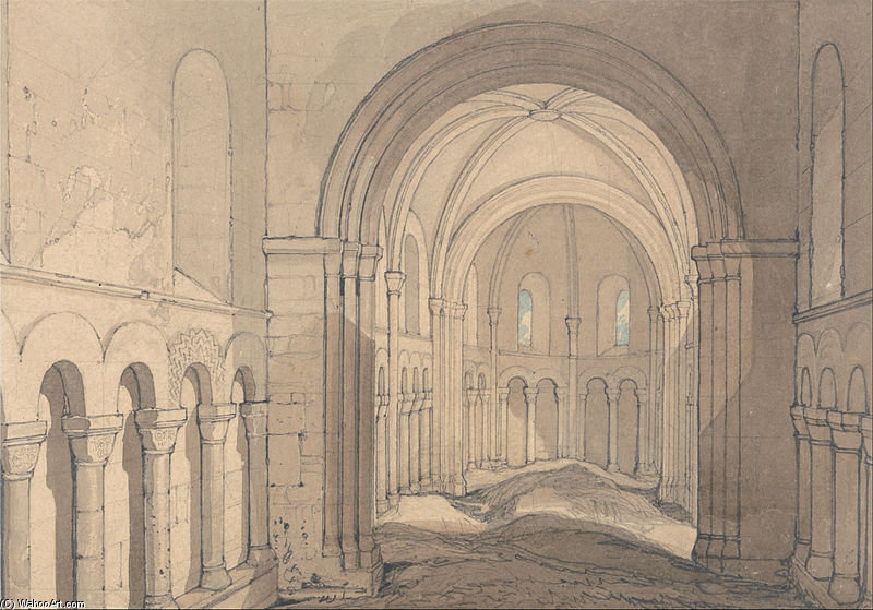 Interior Of The Chapel Of Saint Julien, Near Rouen — John Sell Cotman