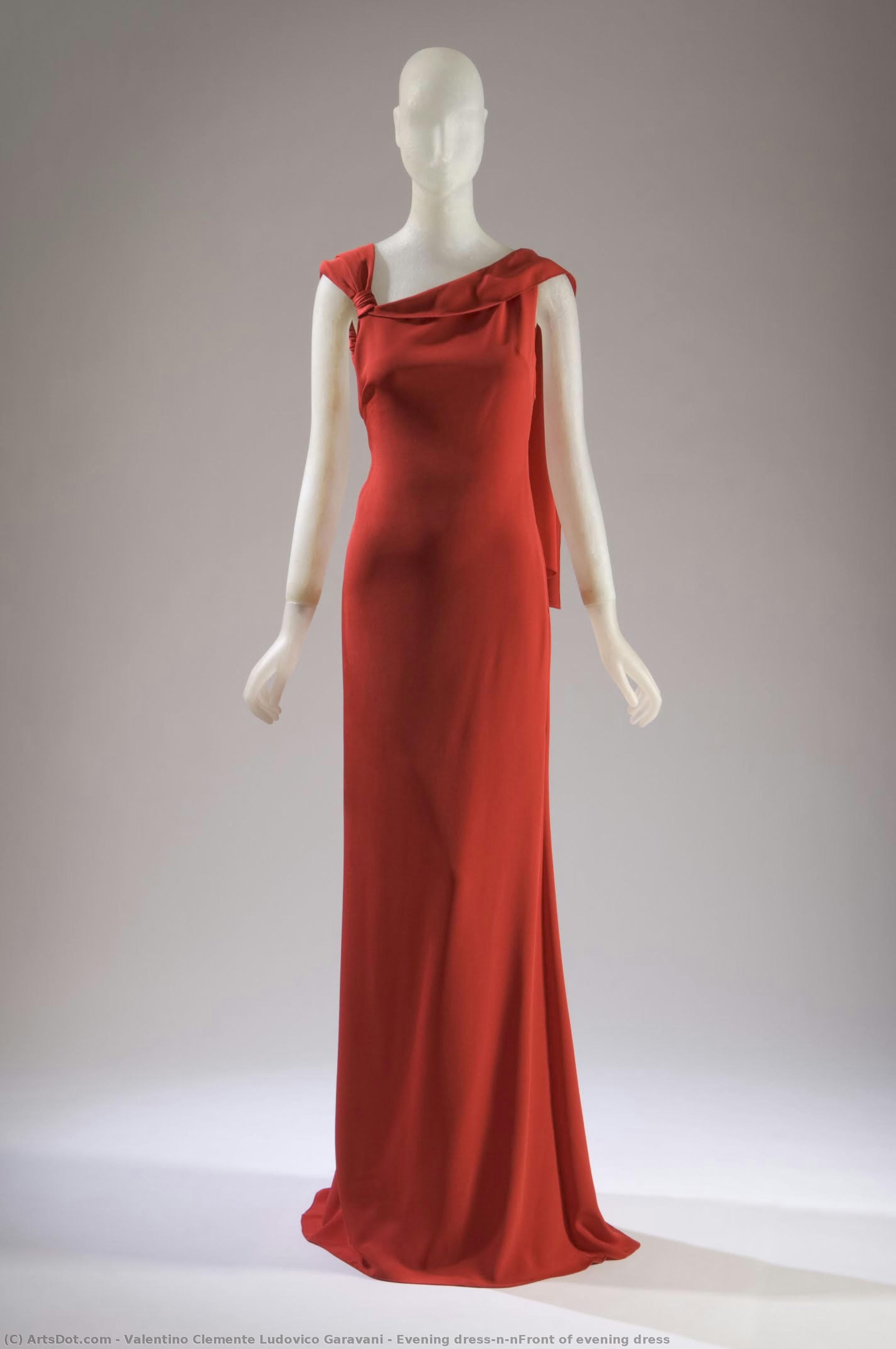 Evening Dress\n\nfront Of Evening Dress — Valentino Clemente Ludovico Garavani