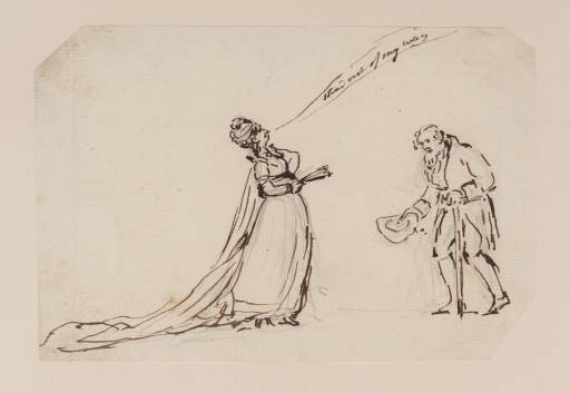 A Lady And A Beggar — Sir Nathaniel Dance Holland