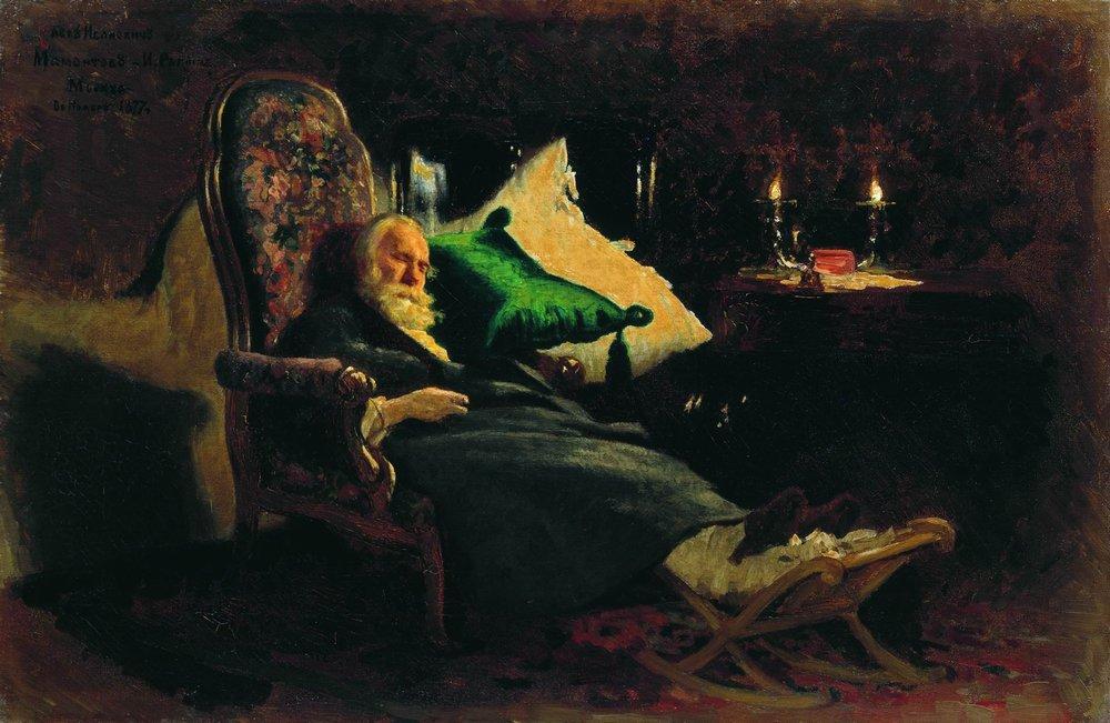 Death Of Fedor Chizhov — Ilya Yefimovich Repin