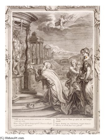 Picart Oeneus King Of Calydon Having Neglected Diana In A Sacrifice Is Punished For His Impiety — Bernard Picart