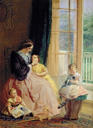 Mrs. Hicks, Mary, Rosa And Elgar — George Elgar Hicks