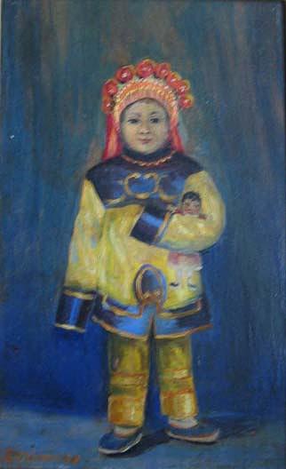 Chinese Girl, (painting) — Edward Wilson Currier