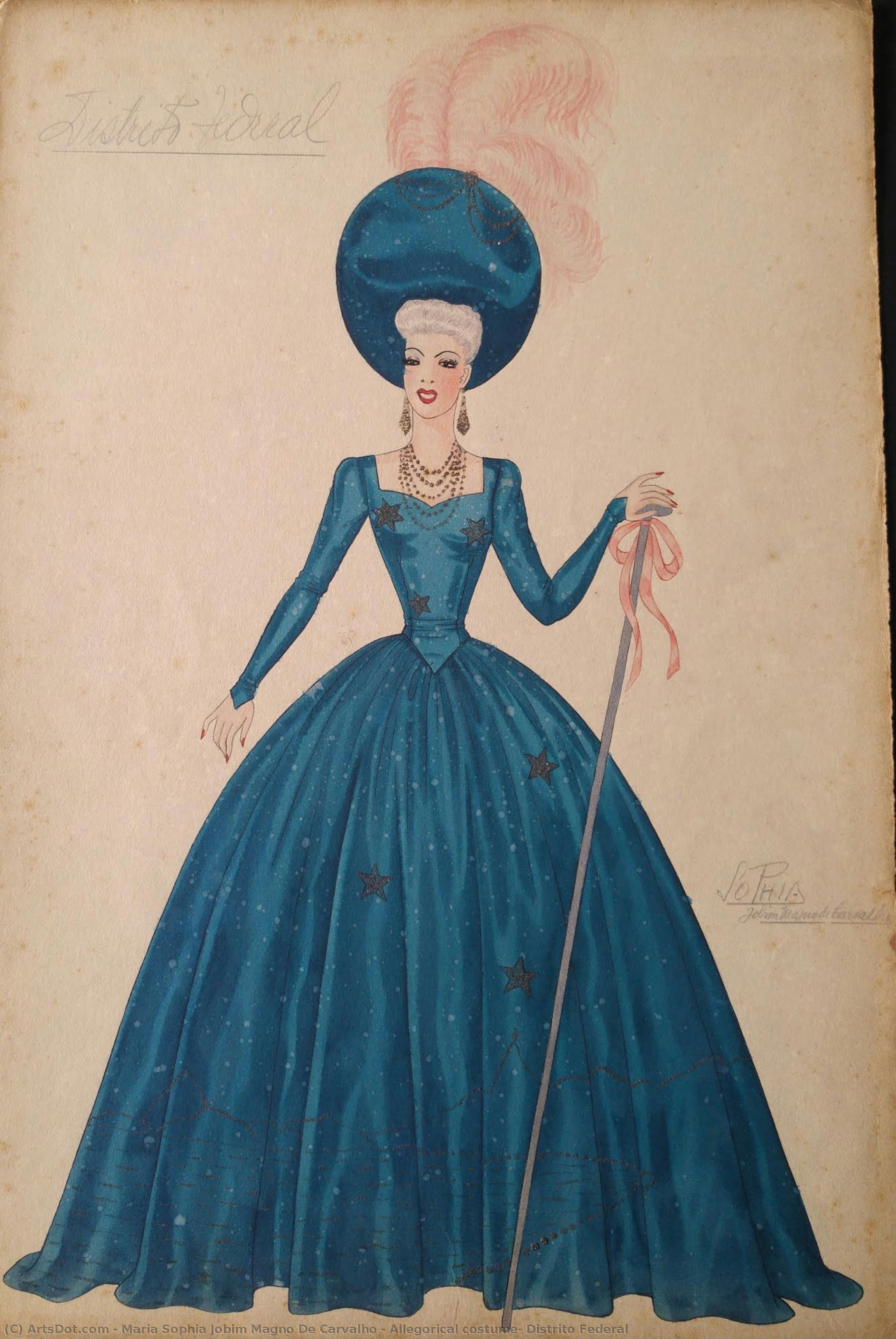Allegorical Costume: Distrito Federal — Maria Sophia Jobim Magno De Carvalho