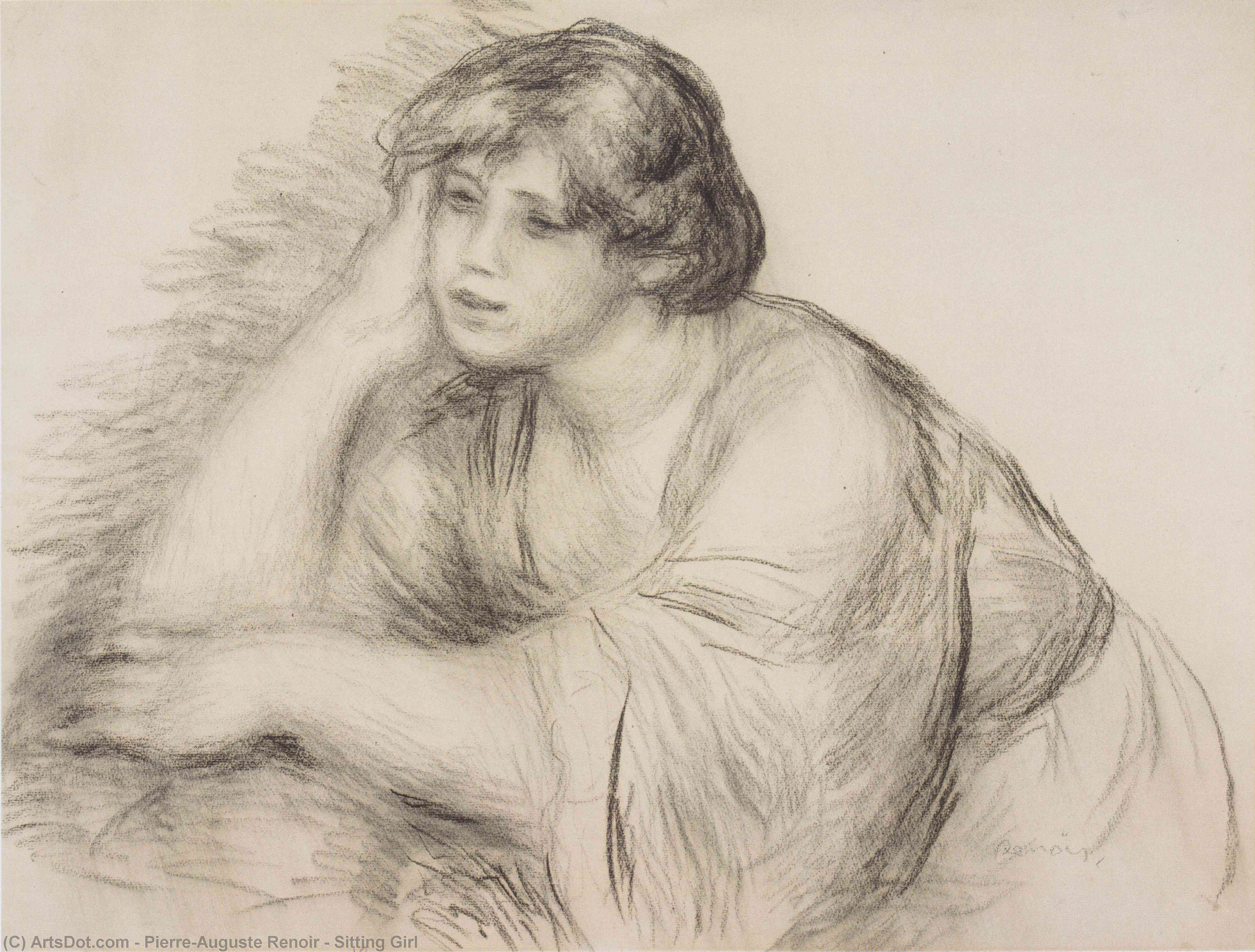 Sitting Girl — Pierre-auguste Renoir