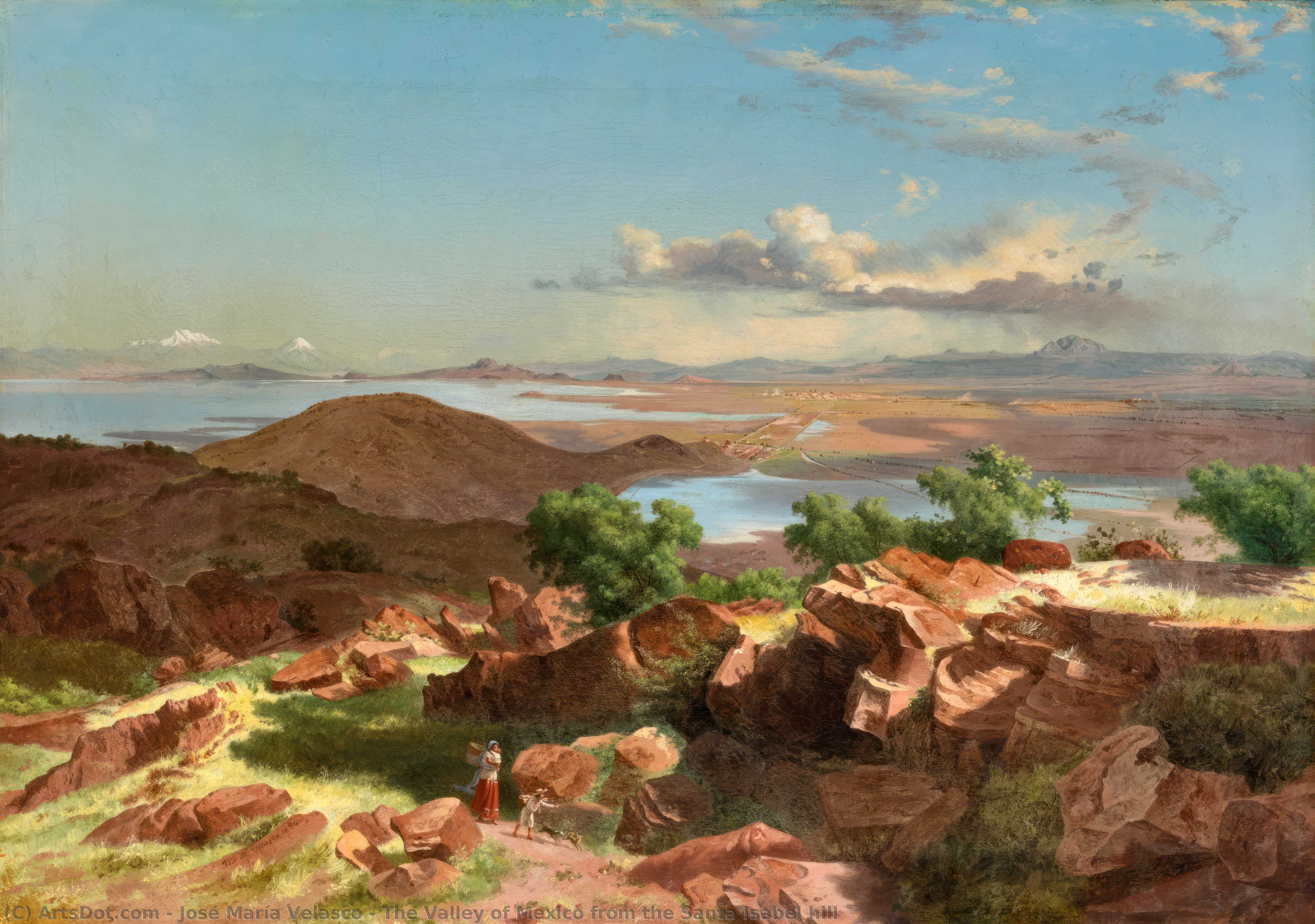 The Valley Of Mexico From The Santa Isabel Hill — José María Velasco
