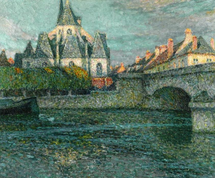 The Church, Nemours — Henri Le Sidaner