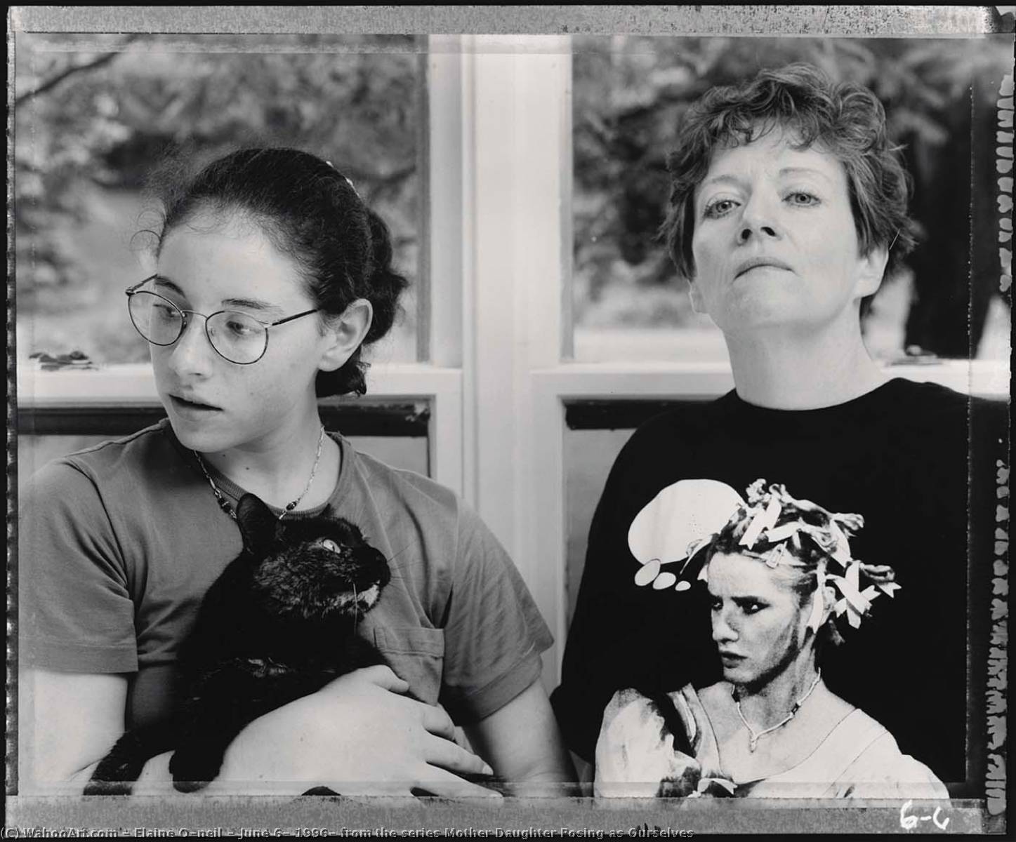 June 6, 1996, From The Series Mother Daughter Posing As Ourselves — Elaine O'neil