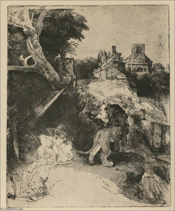 St. Jerome, An Unfinished Piece — Рембрант
