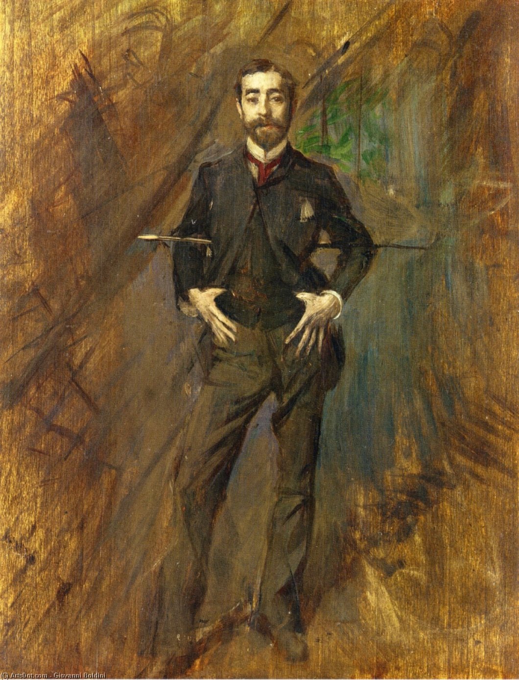 Retrato De John Singer Sargent — Giovanni Boldini