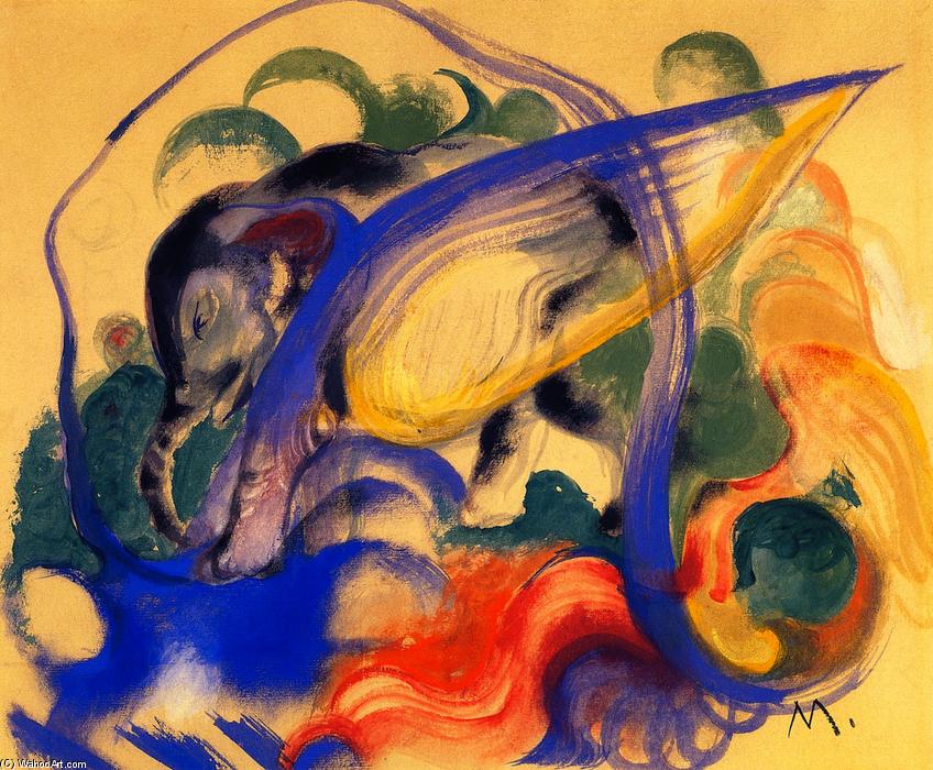 Fabulous Beast (also Known As Grey Elephant) — Franz Marc