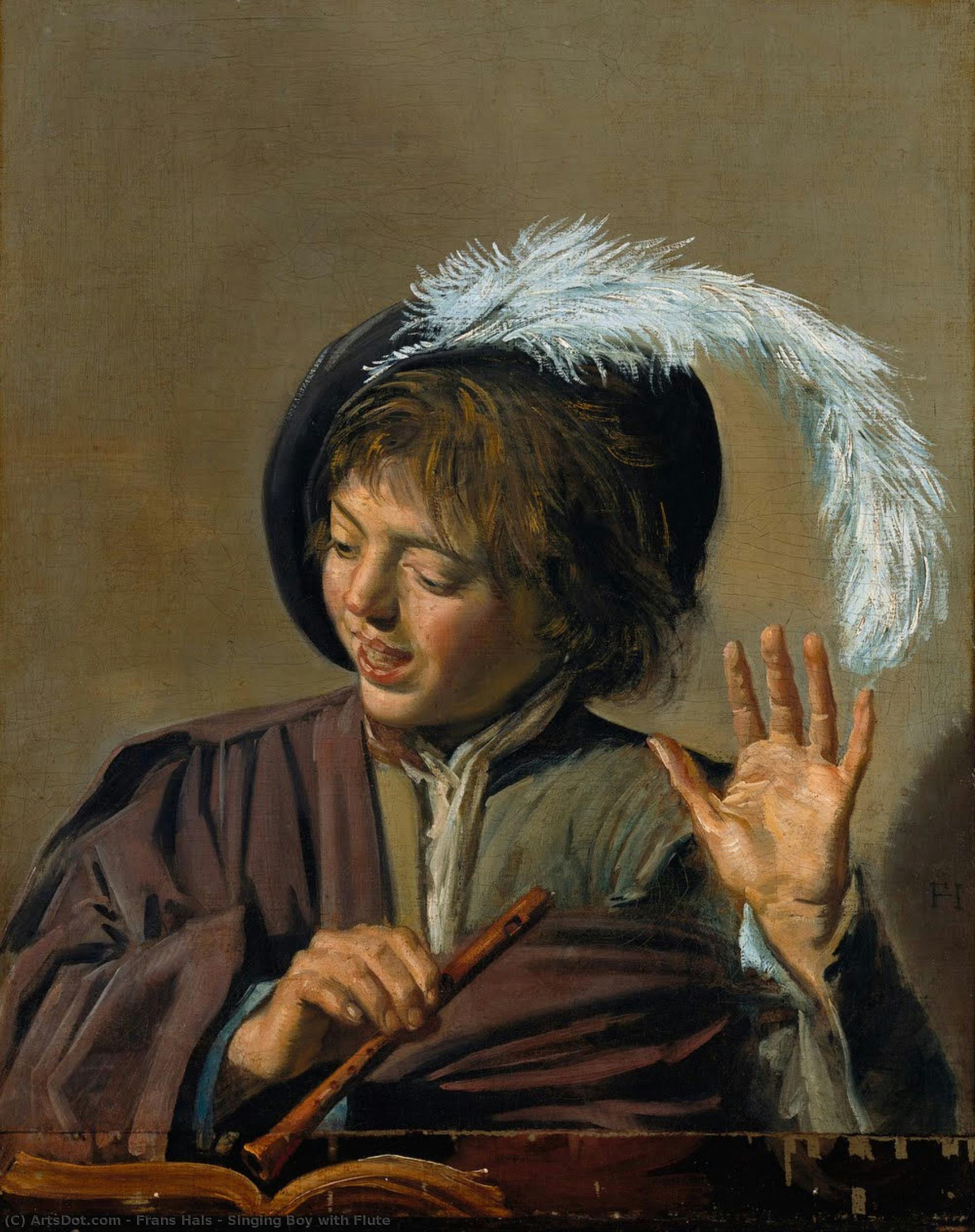 Singing Boy With Flute — Frans Hals I