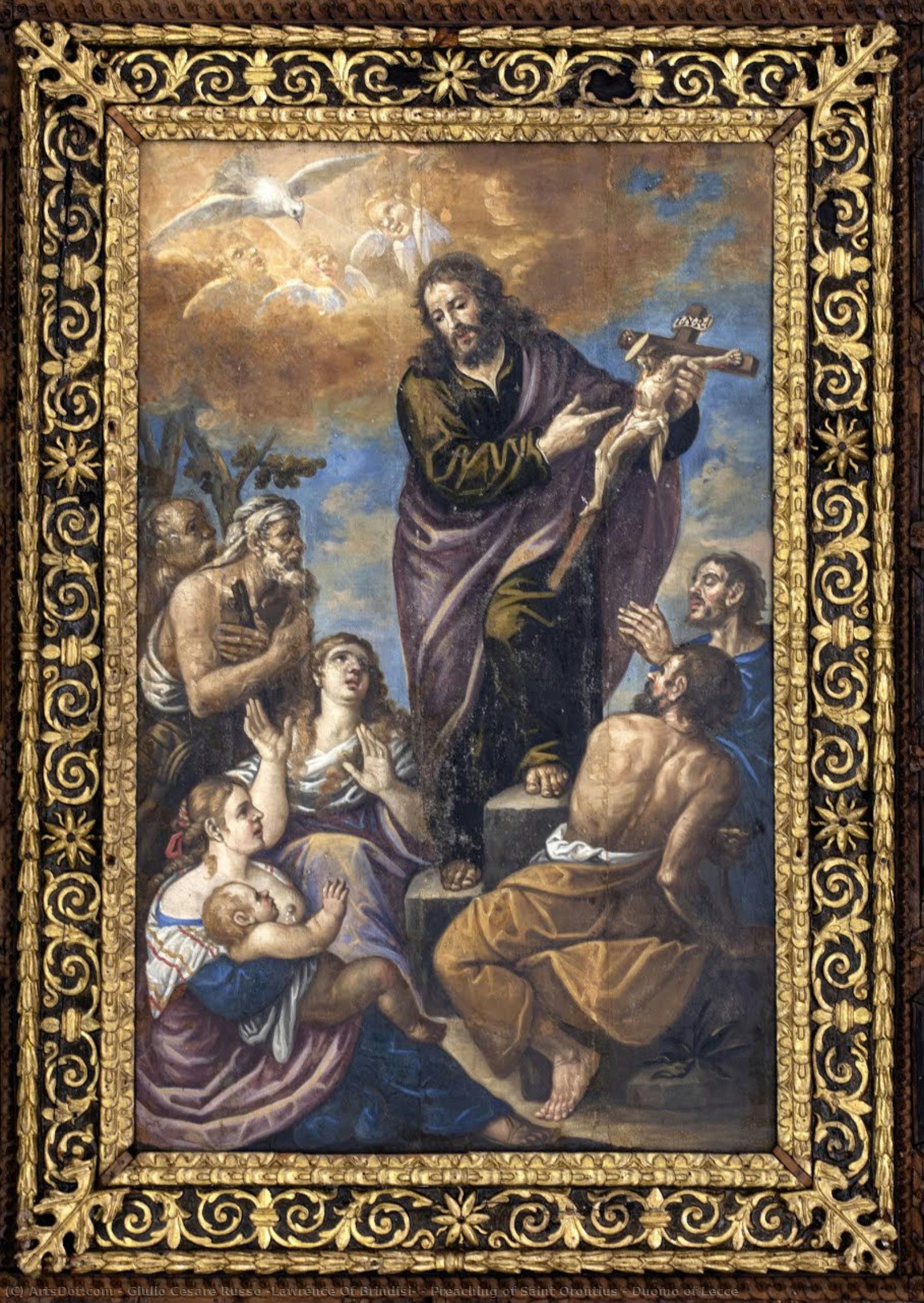 Preaching Of Saint Orontius - Duomo Of Lecce — Giulio Cesare Russo (lawrence Of Brindisi)