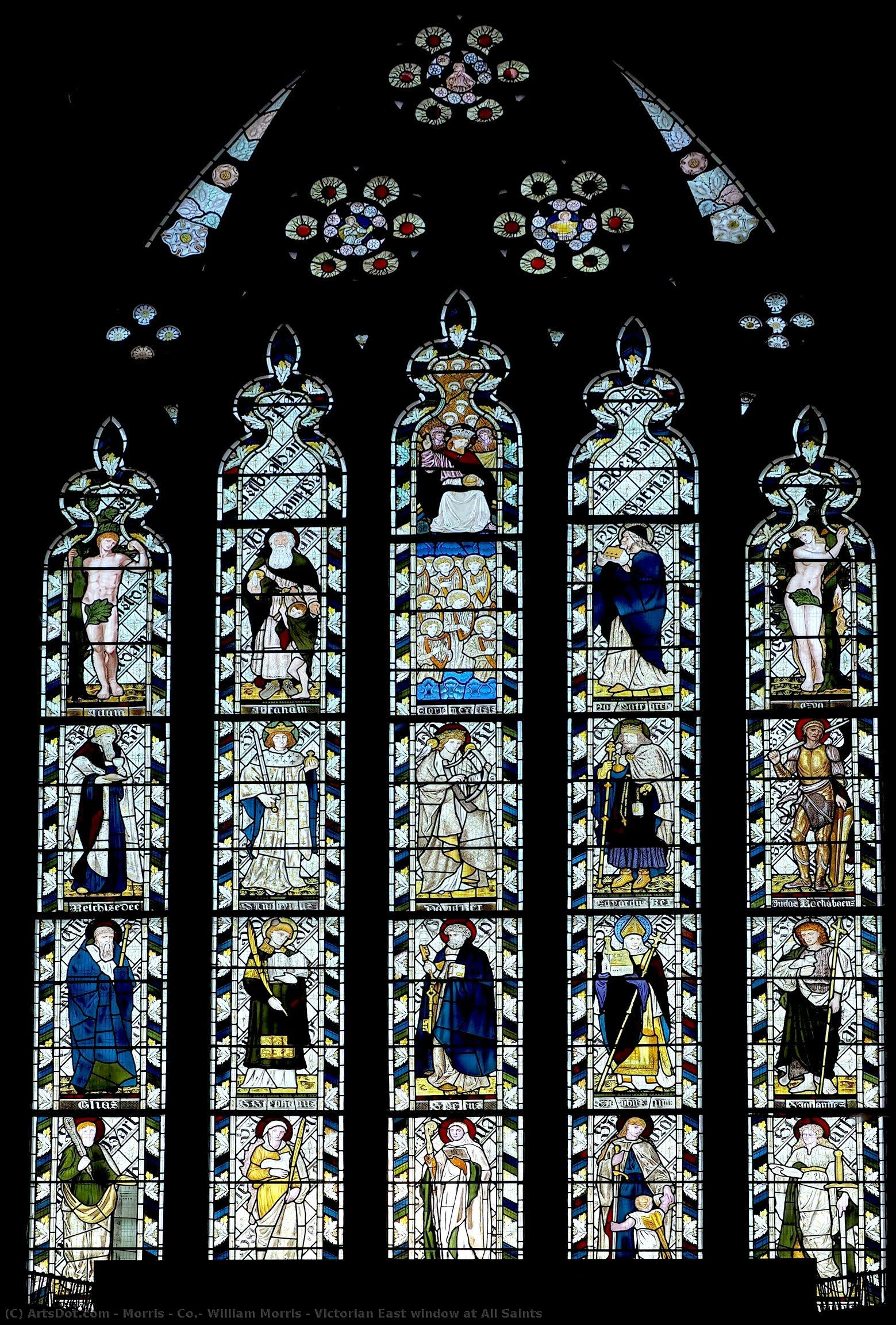 Victorian East Window At All Saints — Morris & Co., William Morris