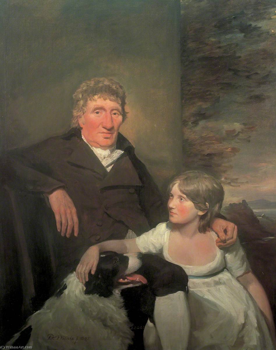James Morison Of Naughton, With His Granddaughter — Sir David Wilkie