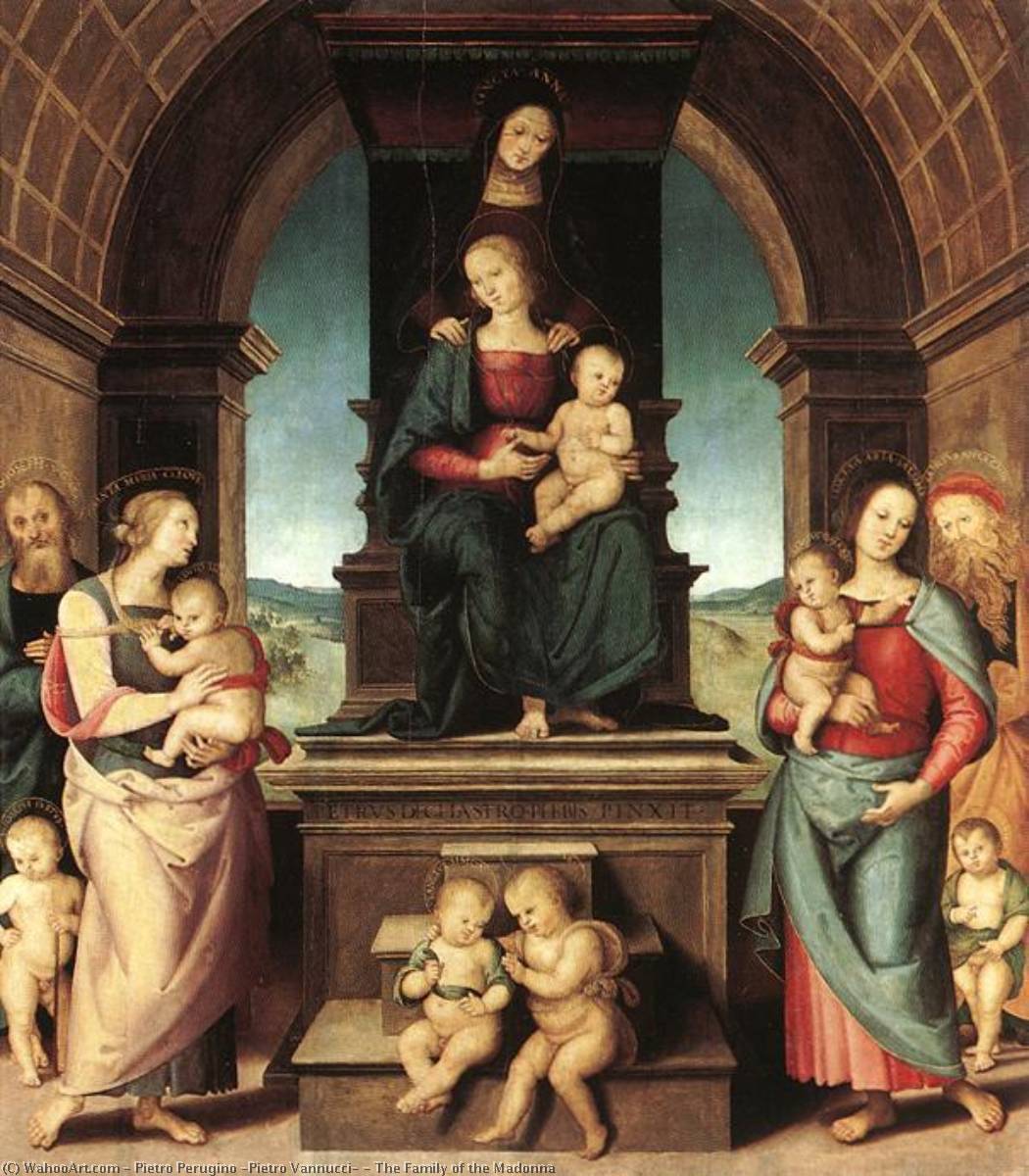 The Family Of The Madonna — Pietro Perugino (pietro Vannucci)