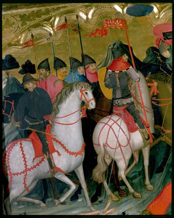 Mounted Soldiers — Lluís Borrassà