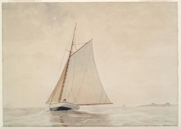Sailing Off Gloucester — Винслоу Хомер