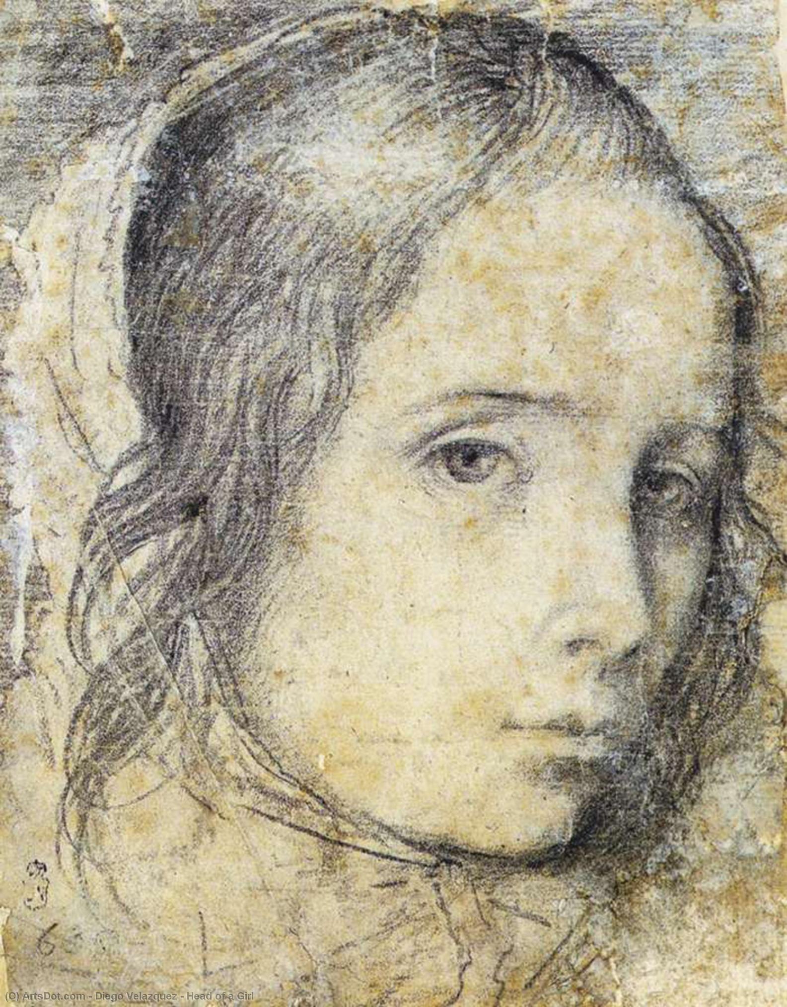 Head Of A Girl — Diego Velázquez
