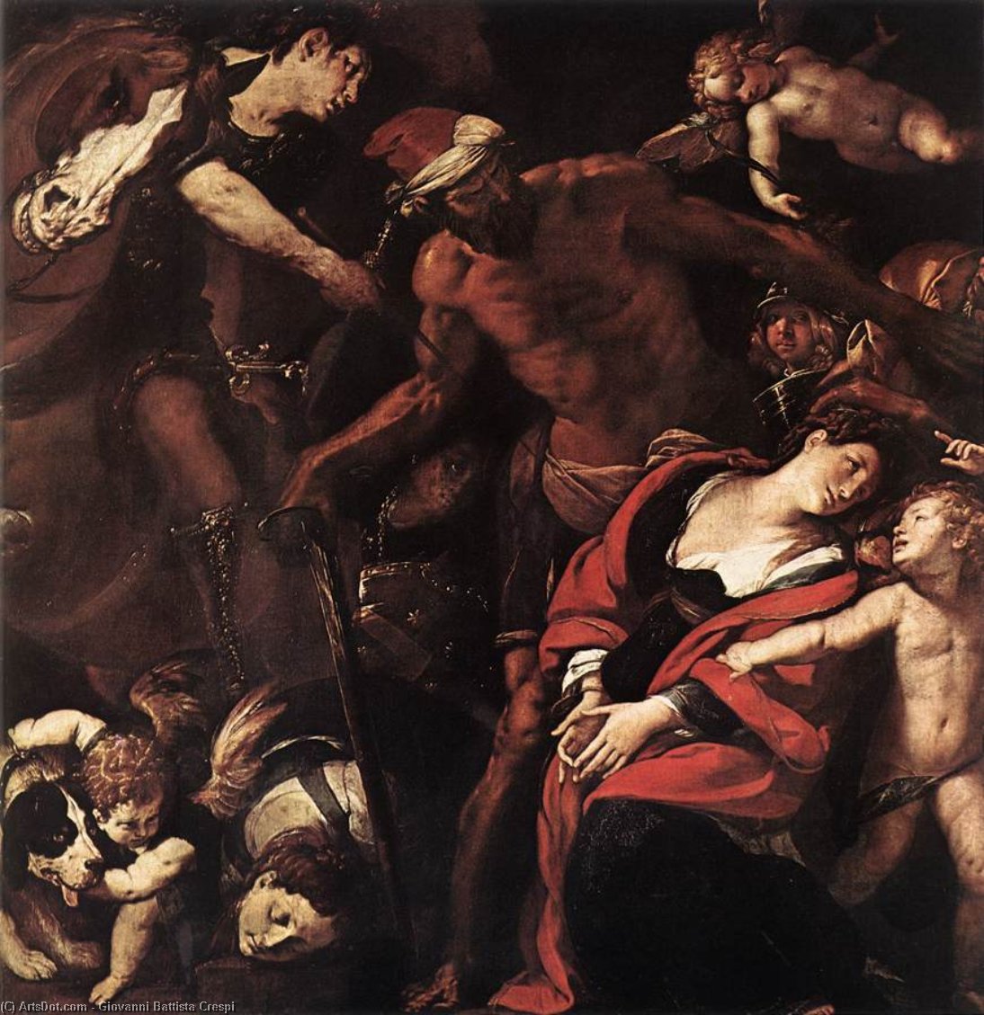 Martyrdom Of Saints Secunda And Rufina — Giovanni Battista Crespi