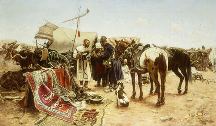 The Oriental Market — Josef Von Brandt