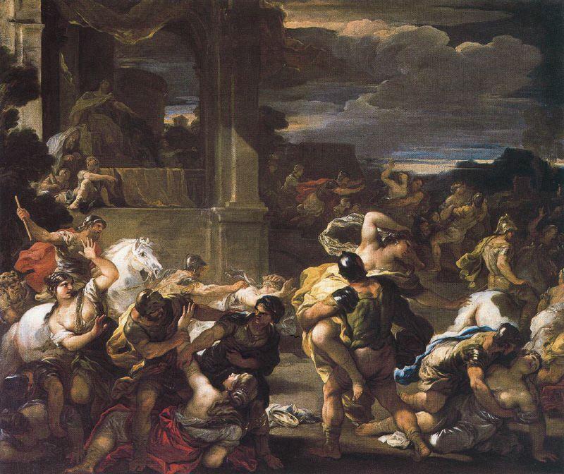 Rape Of The Sabine Woman 1 — Luca Giordano