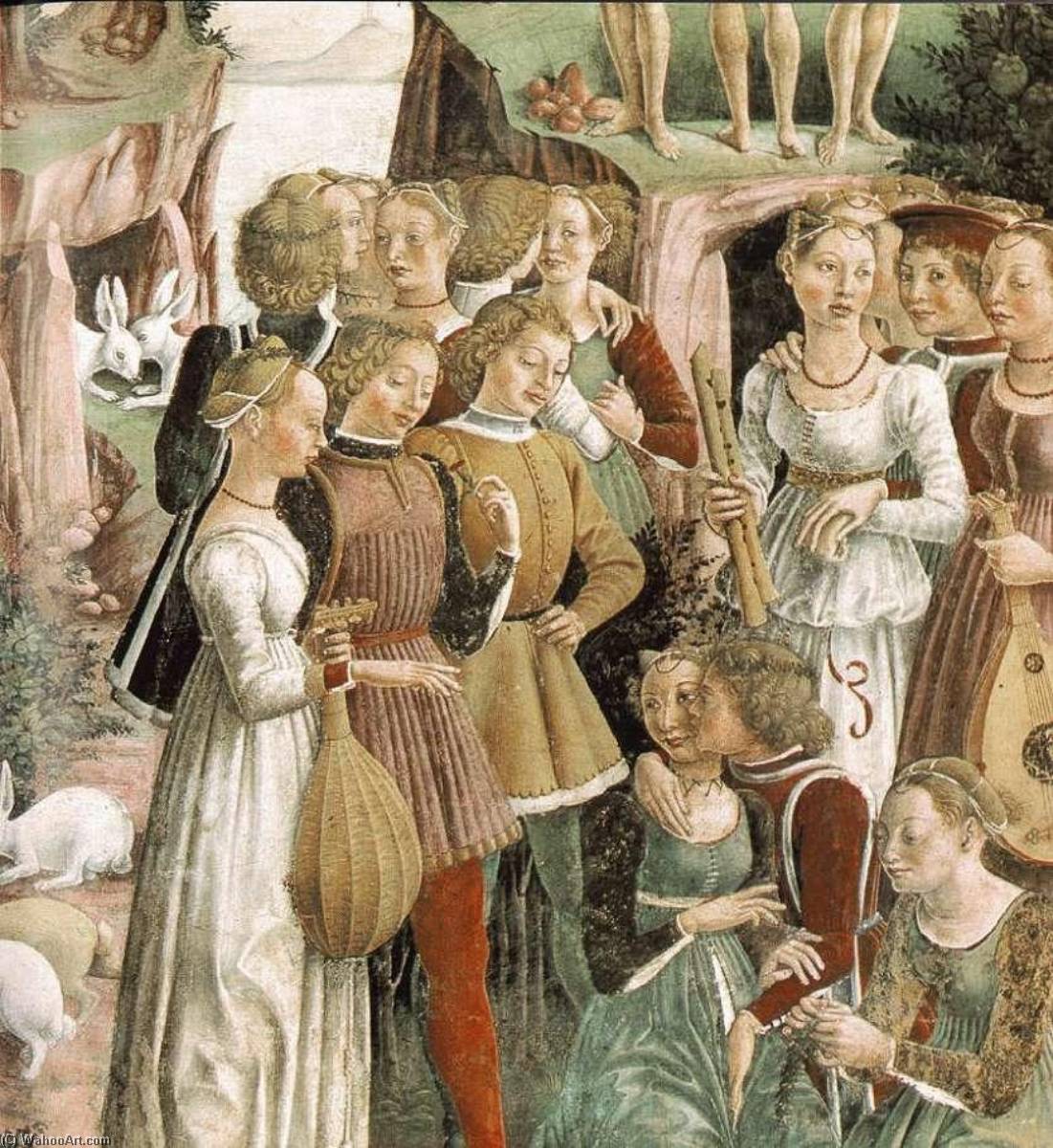 Allegory Of April Triumph Of Venus (detail) — Francesco Del Cossa
