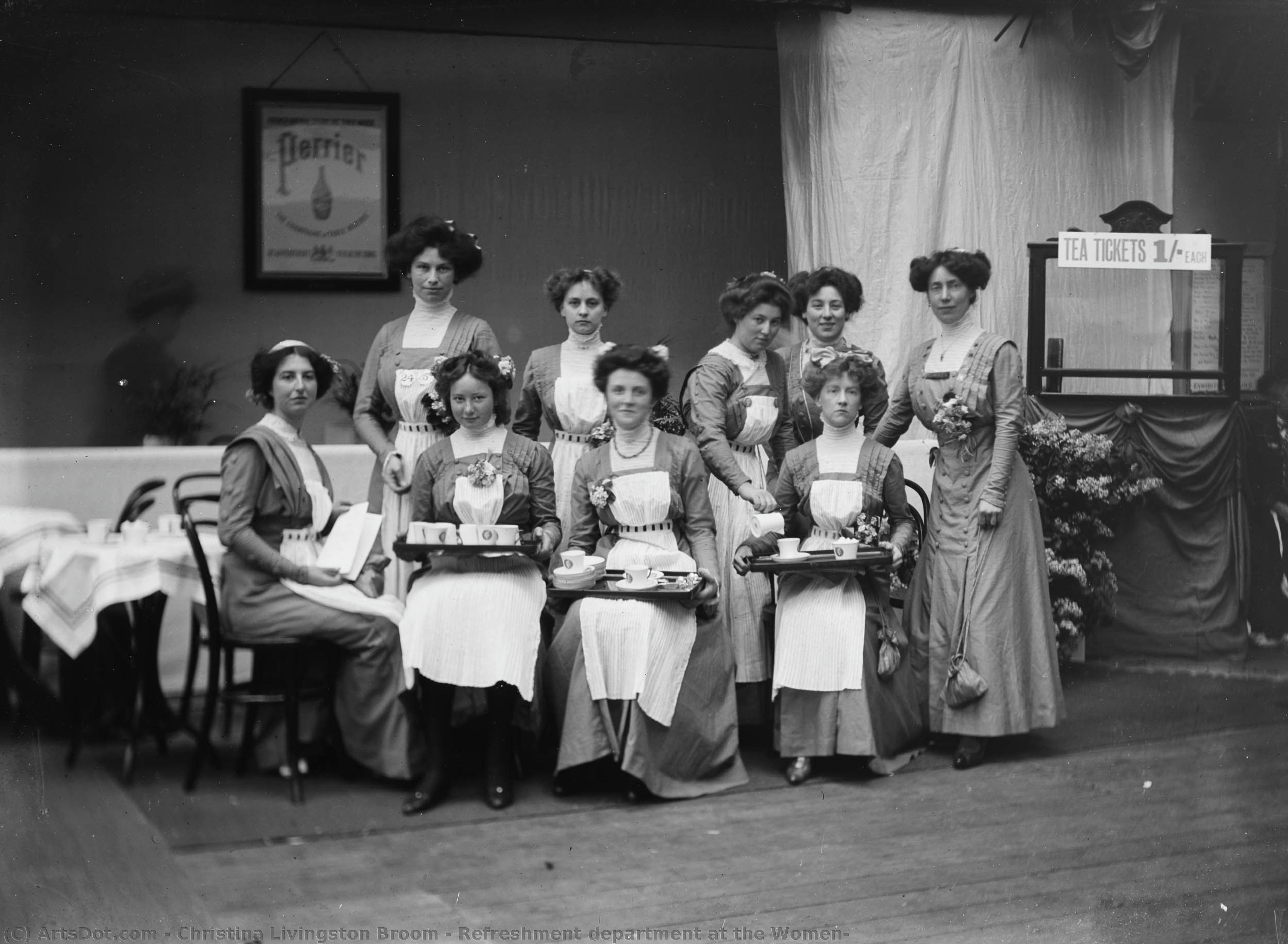 Refreshment Department At The Women — Christina Livingston Broom