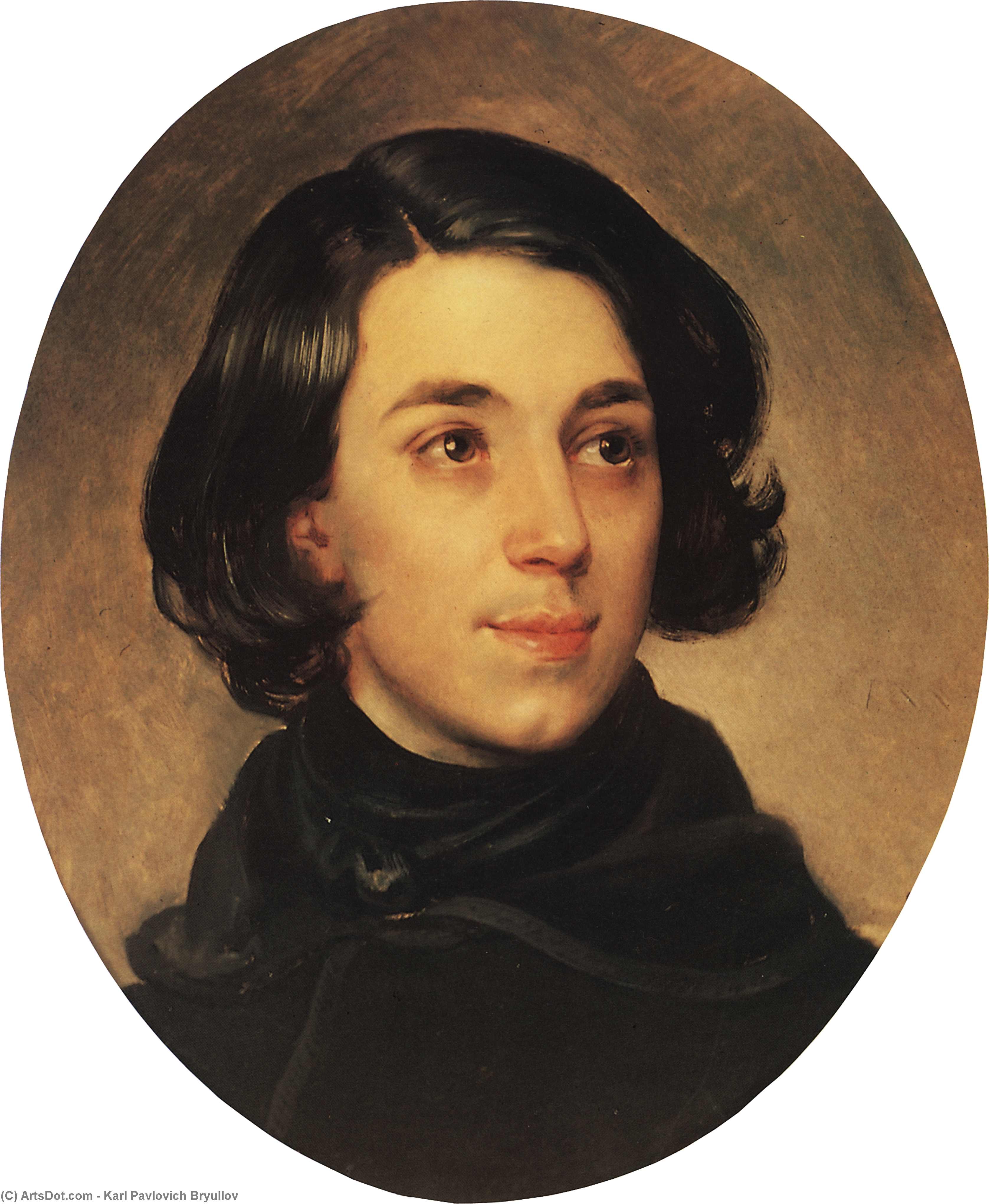 Portrait Arhitektora Ia Monigetti — Karl Pavlovich Bryullov