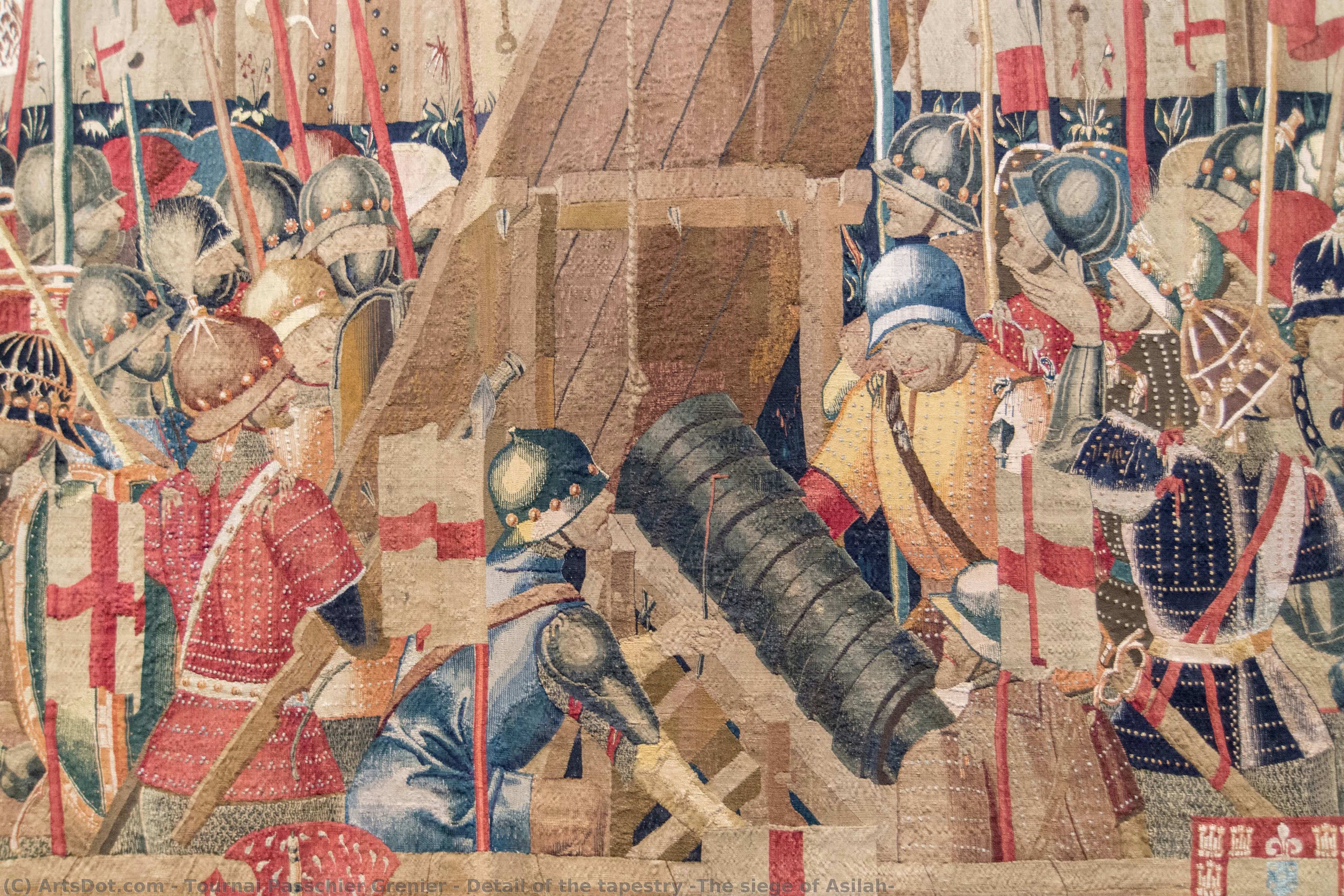 Detail Of The Tapestry “the Siege Of Asilah” — Paskjer Grenjer