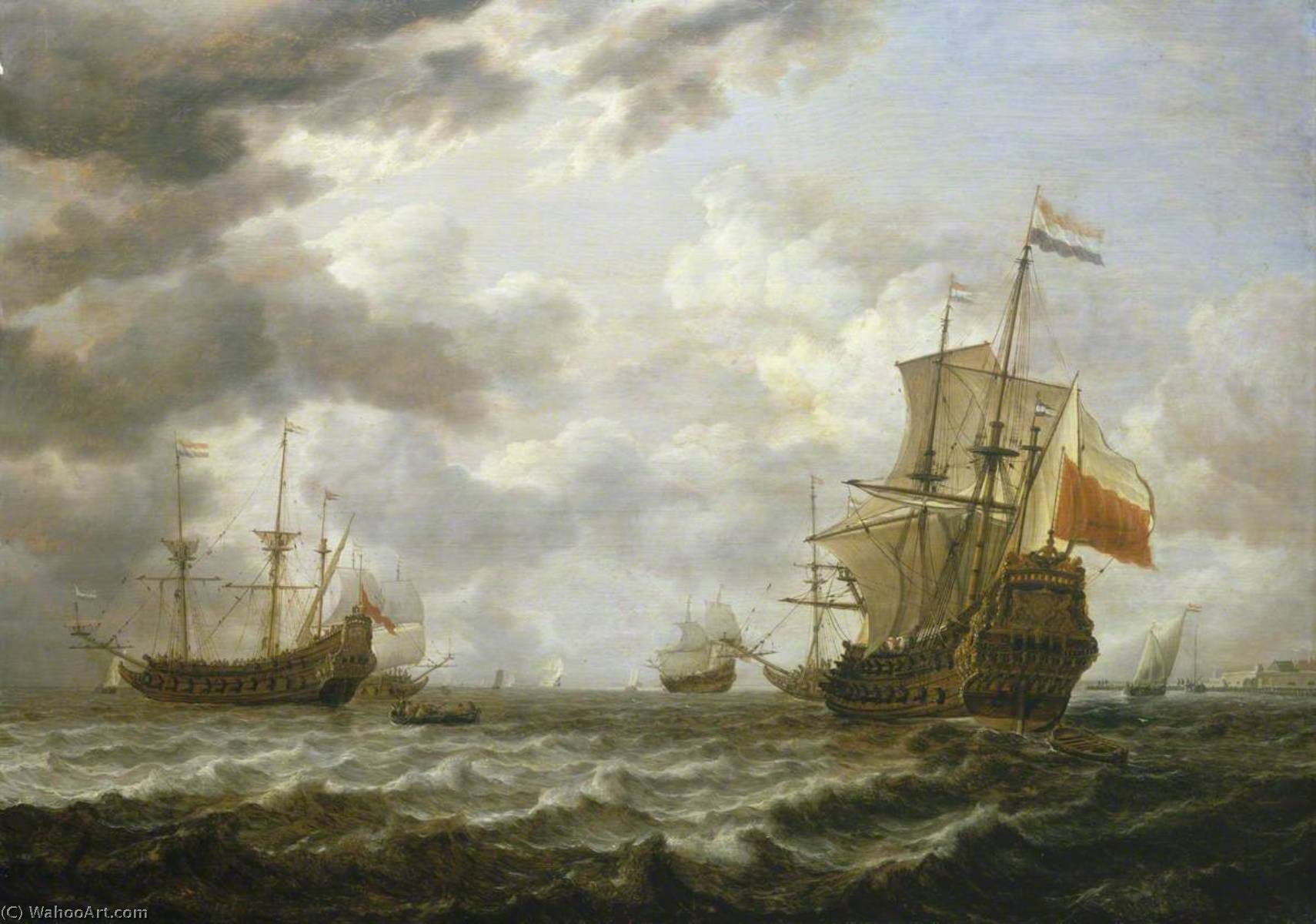 The 'brederode' Off Hellevoetsluis — Симон Де Влигер