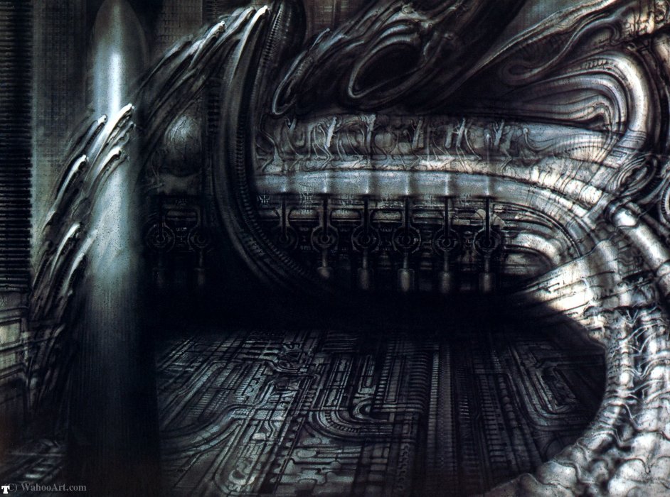 Hr Giger Biomechanicallandscape - (007) — H.r. Giger