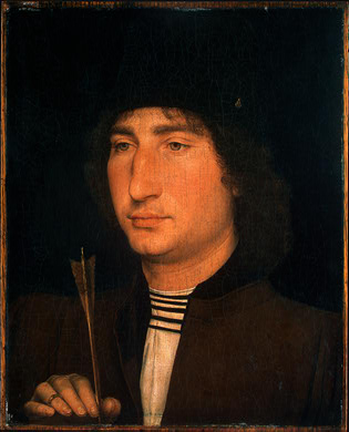Portrait Of A Man With An Arrow, C. Ngw — Memling, Hans