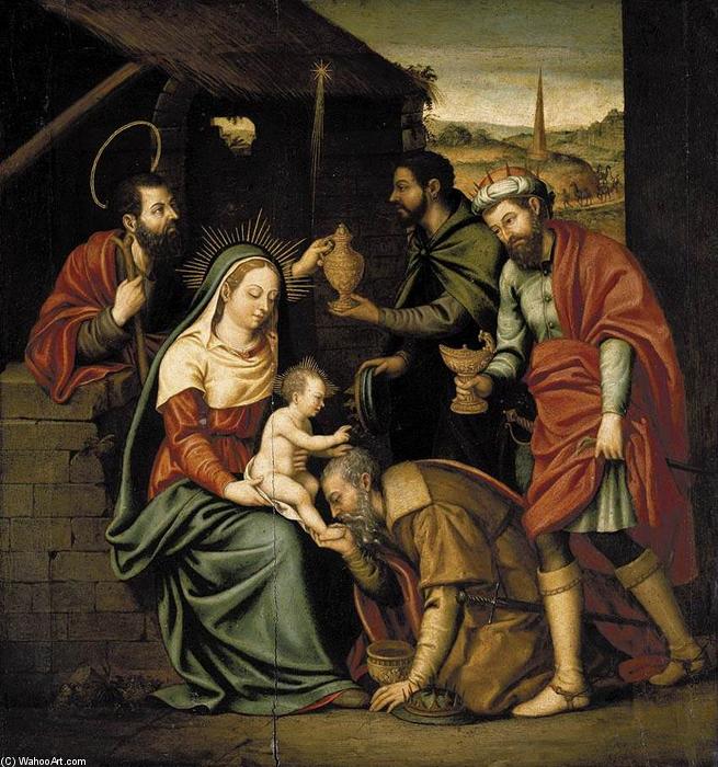 The Adoration Of The Magi — Fray Nicolás Borrás