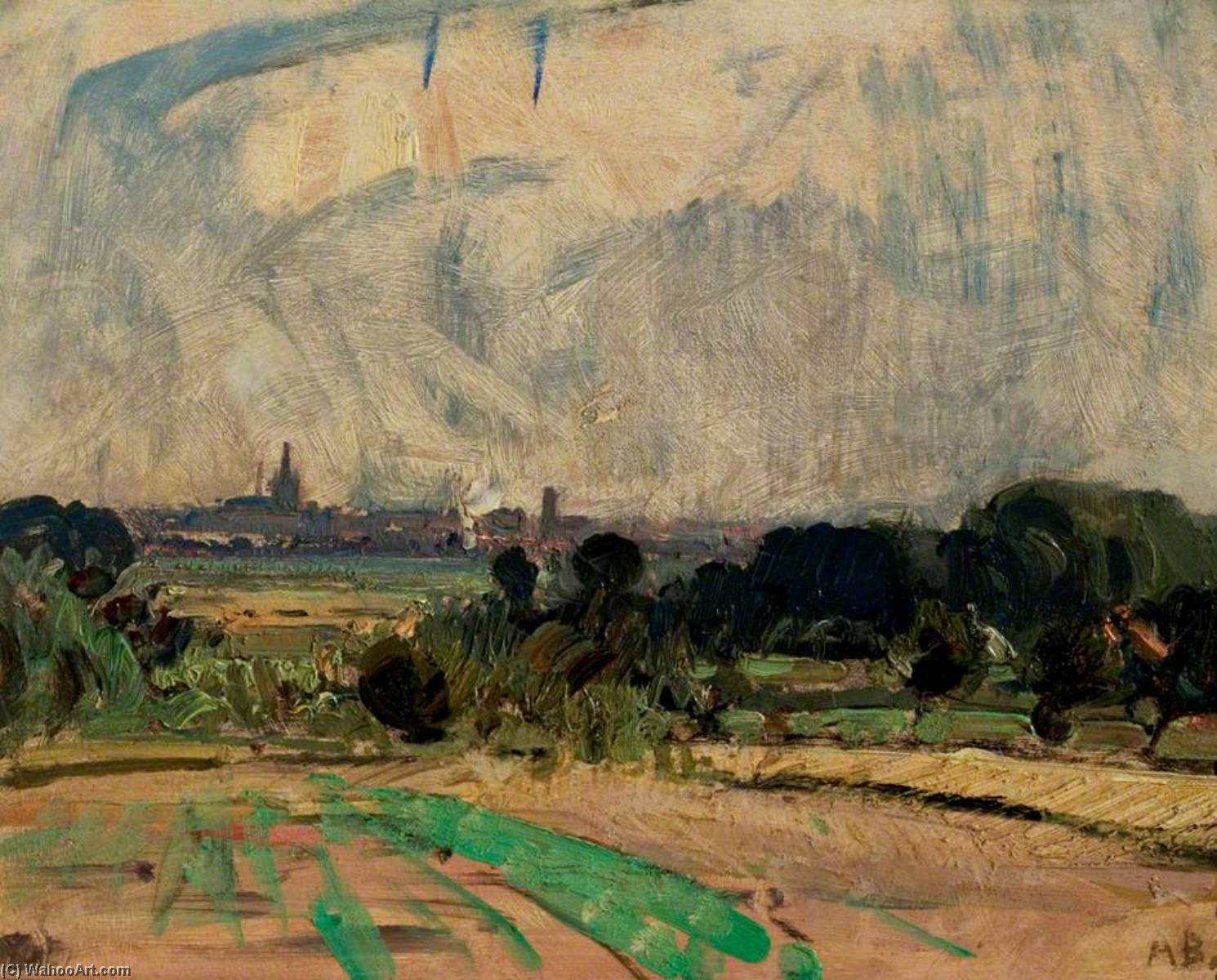 Near Nottingham — Sir John Alfred Arnesby Brown
