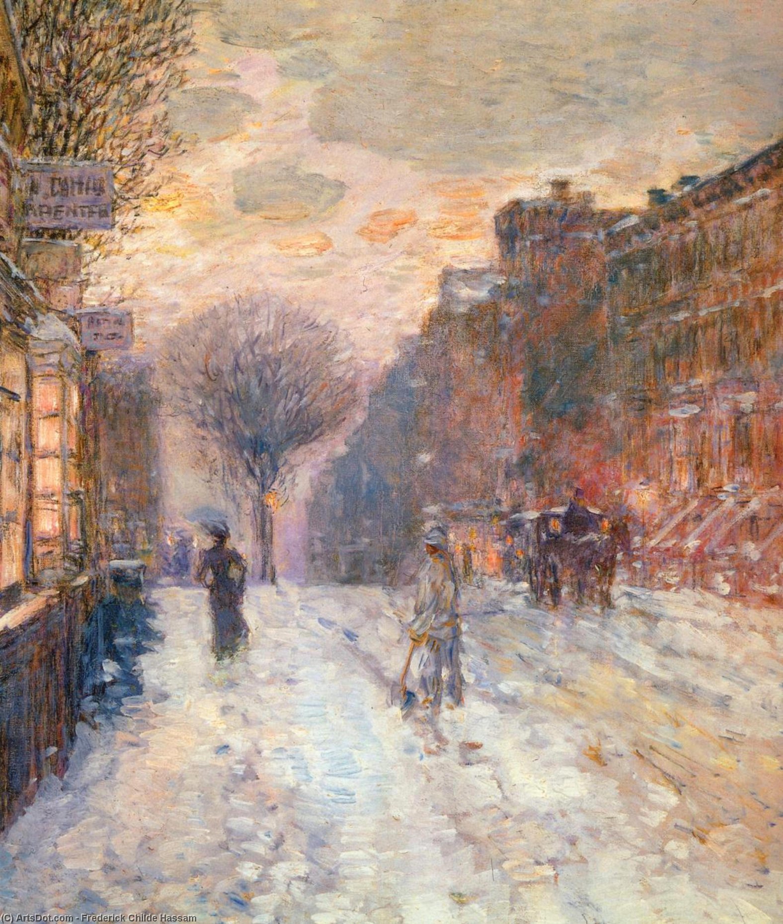 Early Evening, After Snowfall — Гассам