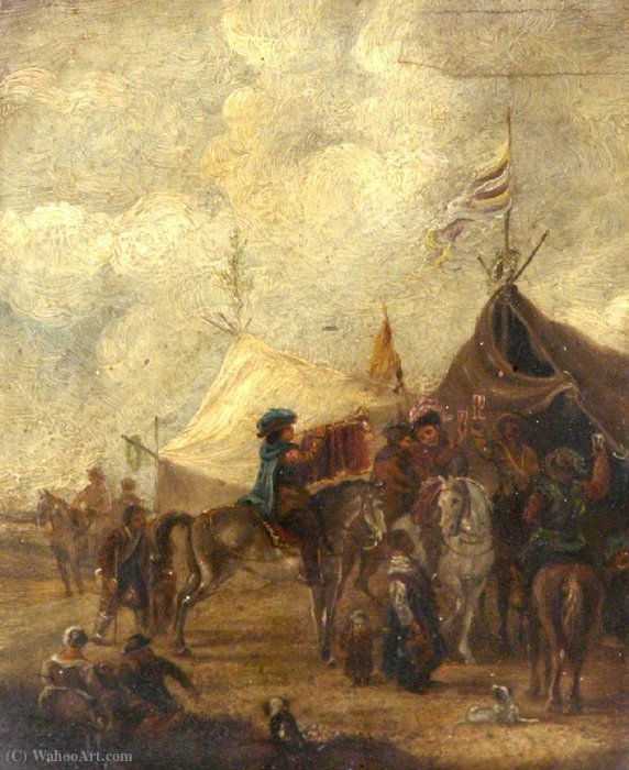 A Cavalry Camp — Oliver Rhys