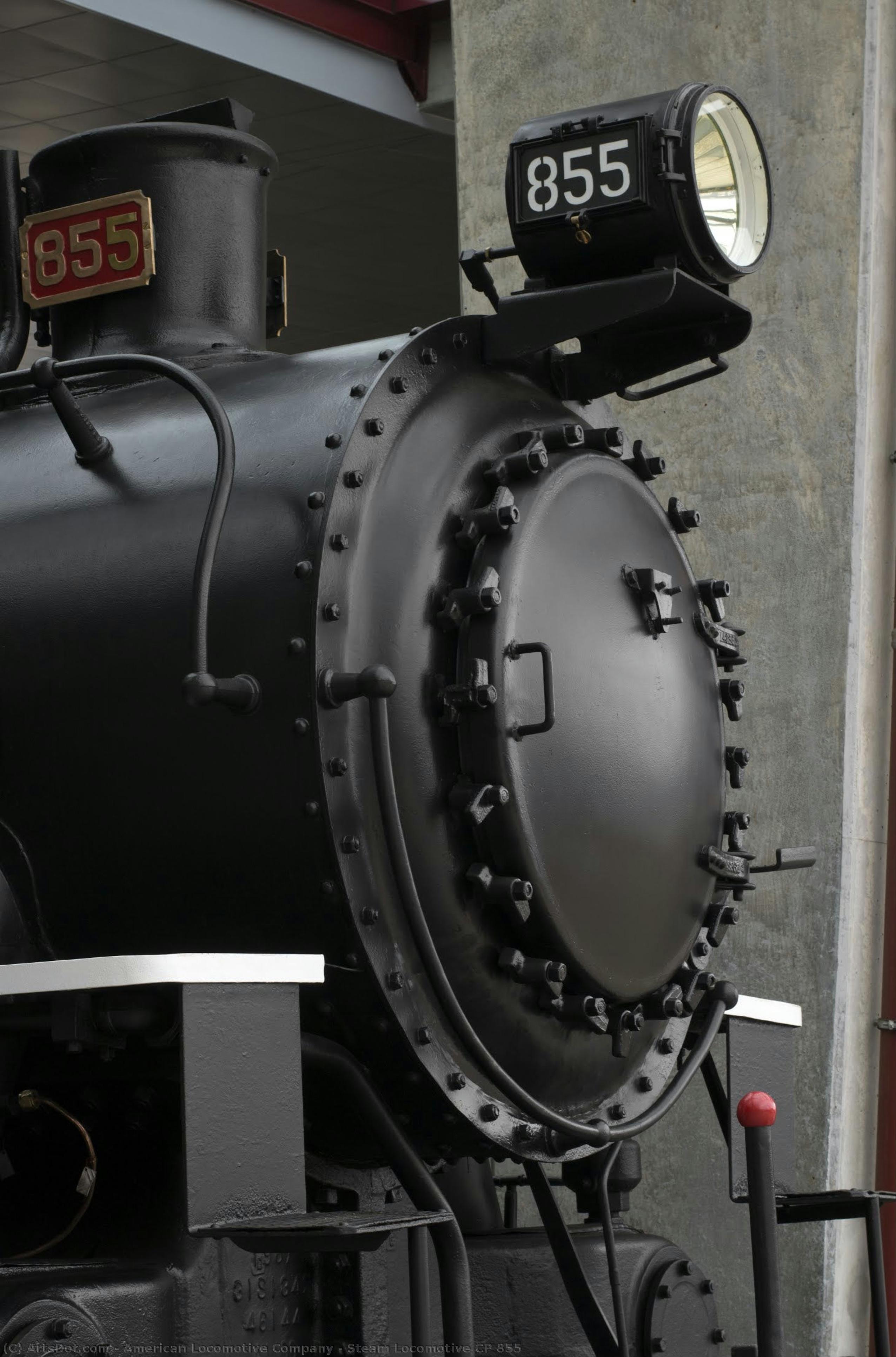 Steam Locomotive Cp 855 — American Locomotive Company