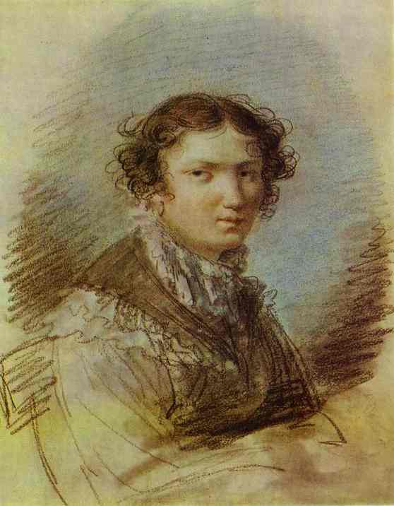 Portrait Of V. A. Tomilova — Orest Adamovich Kiprensky