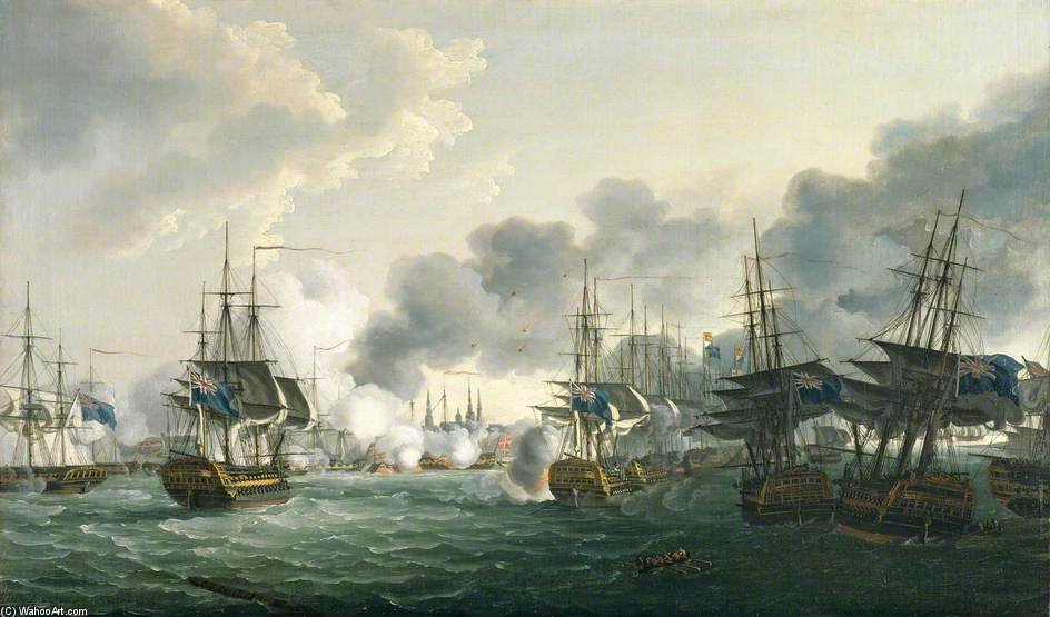 The Battle Of Copenhagen — John Thomas Serres