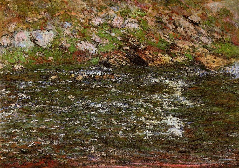 Torrent Of The Petite Creuse At Freeselines — Клод Моне