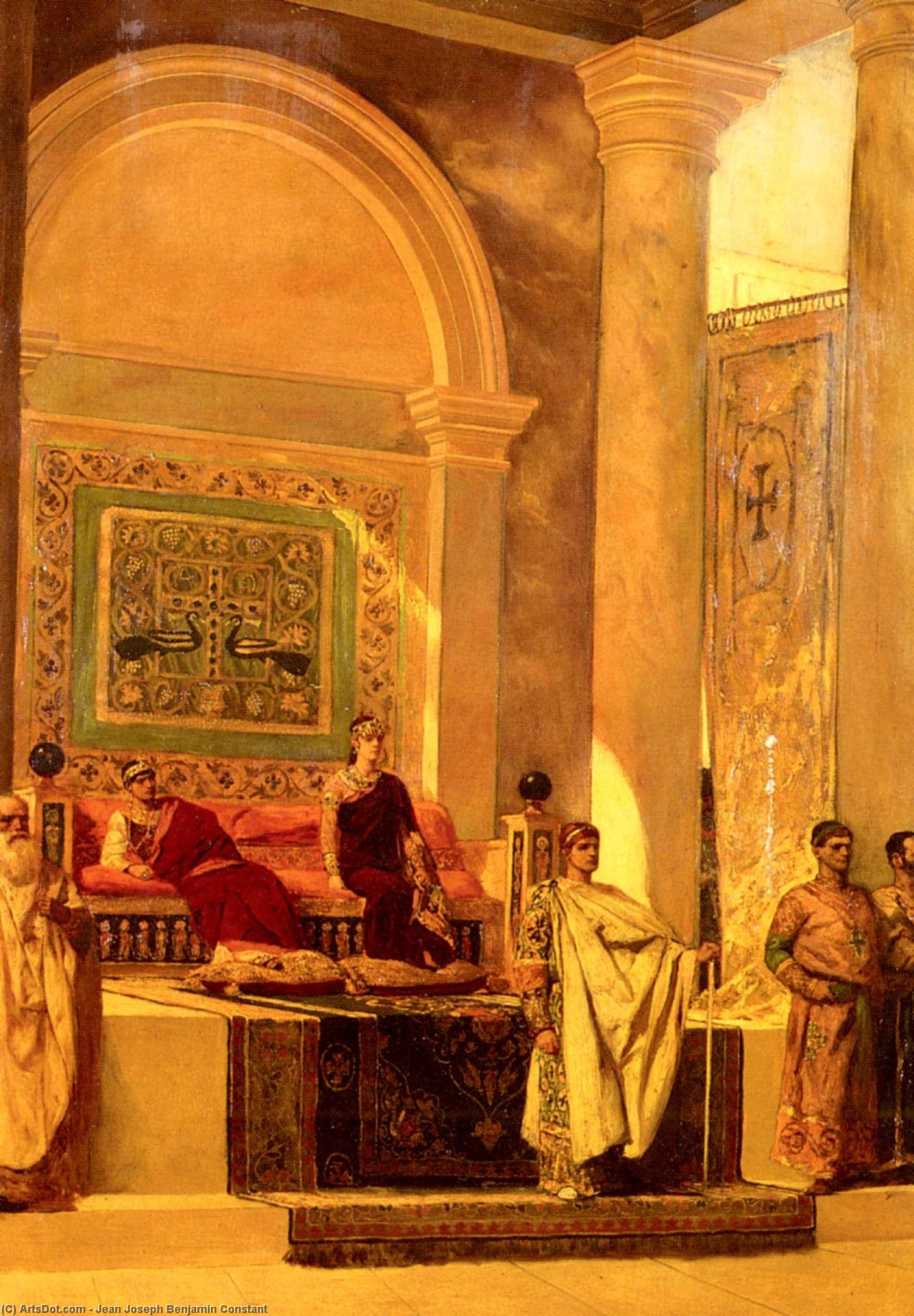 La Sala Del Trono En Bizancio — Jean-joseph Benjamin Constant