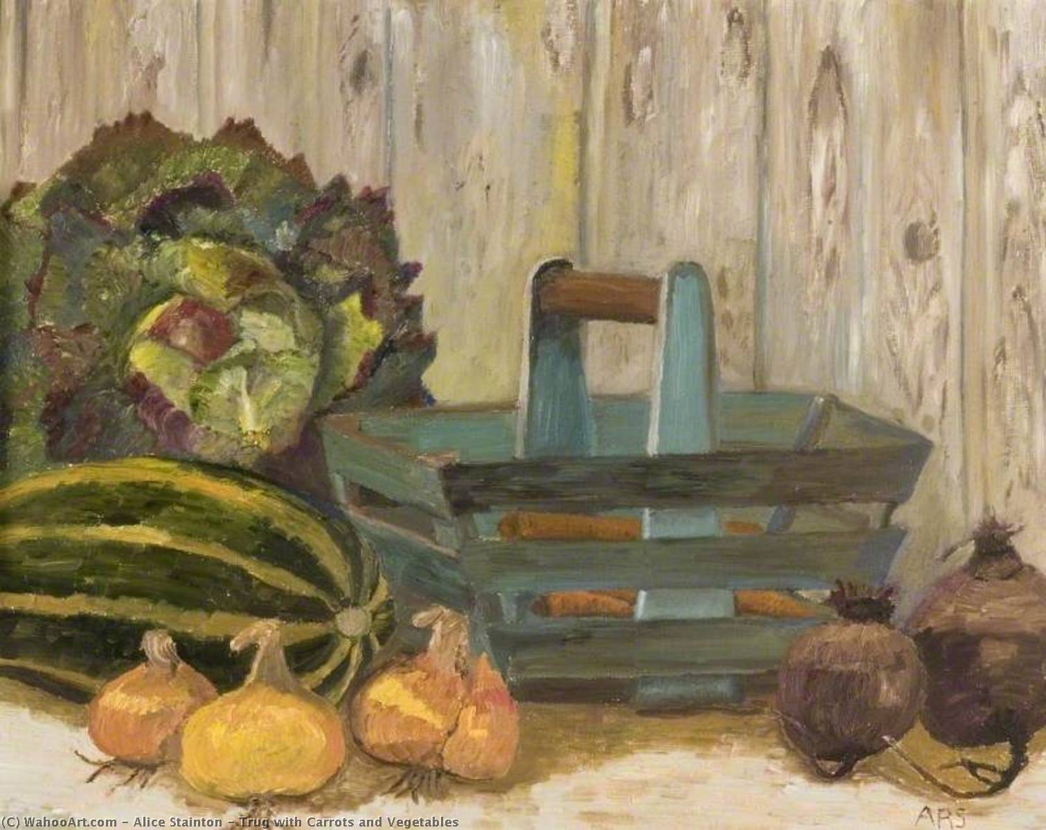 Trug With Carrots And Vegetables — Alice Stainton