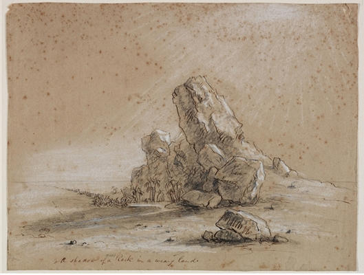 Shadow Of A Great Rock In A Weary Land — Thomas Cole
