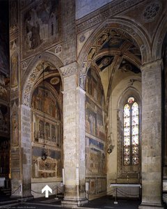 View of the Peruzzi and Bardi Chapels (from right)