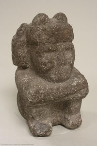 Seated Male Deity — Aztec Empire, Aztec Art