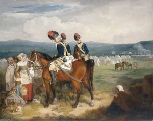 The Encampment At Brighton — Francis Wheatley